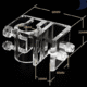 Soporte para Lily Pipe de acero inoxidable