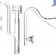 Lily Pipe de cristal curvado + skimmer